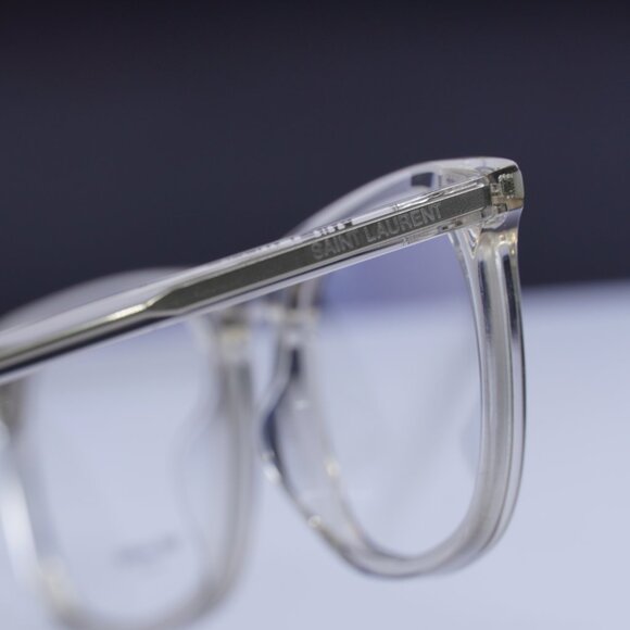 Final Price! Saint Laurent SL670 003 Transparent Beige Eyeglasses 54mm - Picture 10 of 11